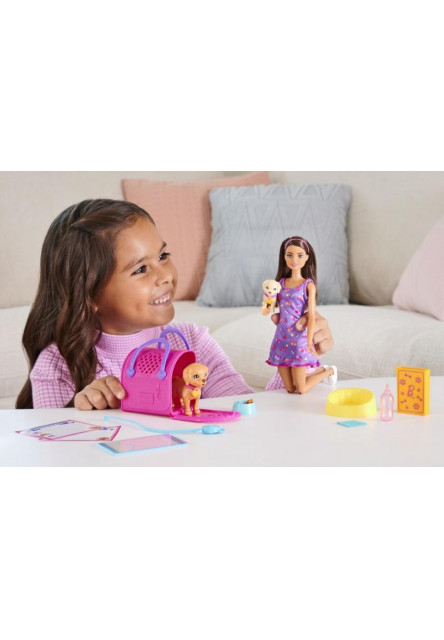 Barbie bábika so psíkmi 