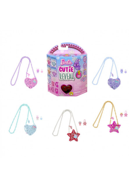 Barbie CUTIE REVEAL plyšová kabelka asst 