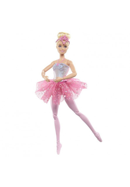 Barbie svietiaca magická baletka s ružovou sukňou