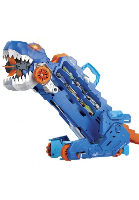 Hot Wheels city T-REX ťahač so svetlami a zvukmi  