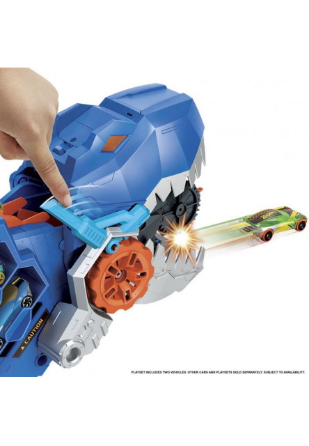 Hot Wheels city T-REX ťahač so svetlami a zvukmi  