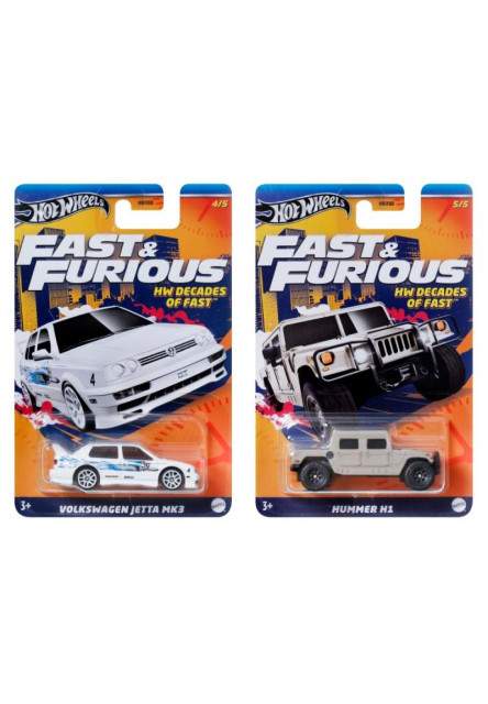 Hot Wheels tematický angličák - RÝCHLO A ZBESILO asst