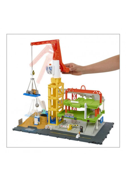 Matchbox Action drivers stavenisko so svetlami a zvukmi