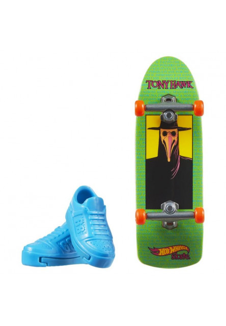 Hot Wheels SKATES NEONOVÉ LEBKY FINGERBOARD A TOPÁNKY ASST