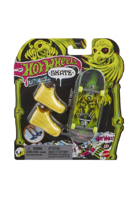 Hot Wheels SKATES NEONOVÉ LEBKY FINGERBOARD A TOPÁNKY ASST