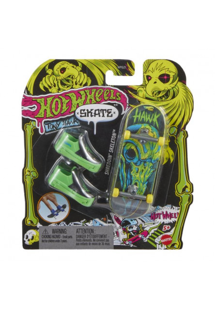 Hot Wheels SKATES NEONOVÉ LEBKY FINGERBOARD A TOPÁNKY ASST