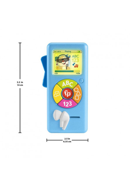 Fisher Price psíkov hudobný prehrávač CZ/SK/ENG/HU/PL