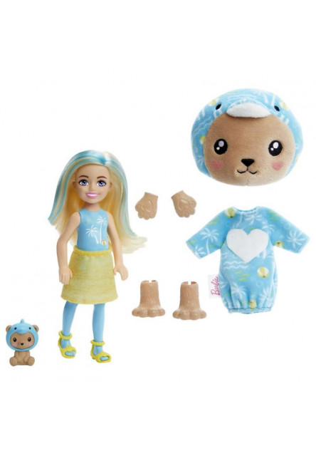 BRB CUTIE REVEAL CHELSEA V KOSTÝME - MACKO V MODROM KOSTÝME DELFÍNA