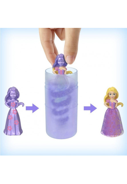 Disney Princess COLOR REVEAL kráľovská malá bábika s kvetmi asst 