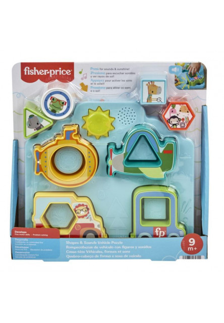 Fisher Price puzzle dopravné prostriedky so zvukmi 