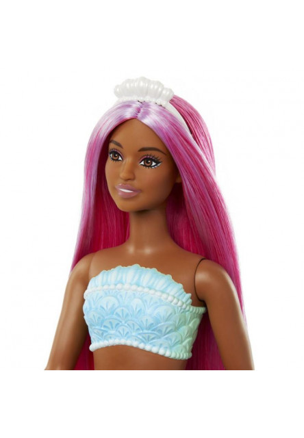 Barbie rozprávková morská panna - ORANŽOVÁ