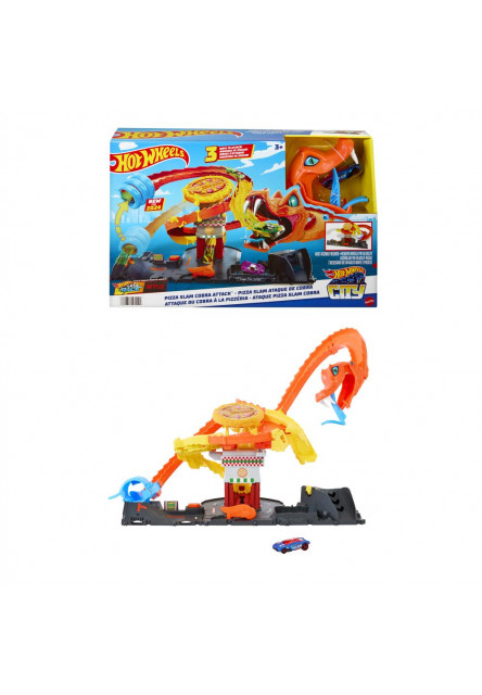 Hot Wheels City hladná kobra útočí na pizzérku