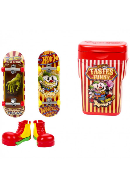 Hot Wheels SKATES 2KS FINGERBOARD A TOPÁNKY V KRABIČKE ASST