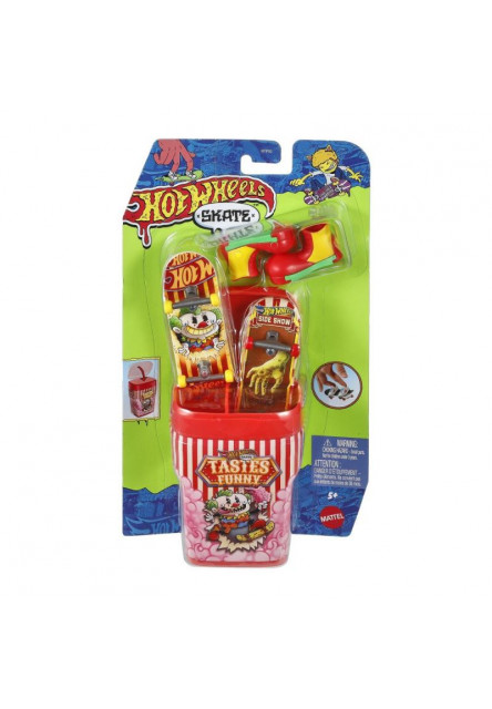 Hot Wheels SKATES 2KS FINGERBOARD A TOPÁNKY V KRABIČKE ASST