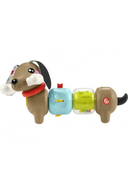 Fisher Price chrastiaci a klepajúci jazvečik 