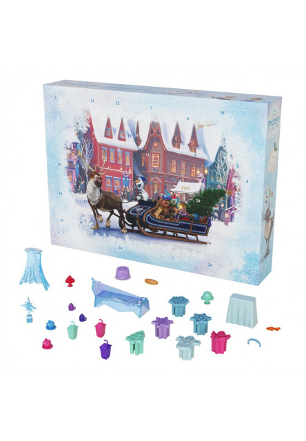 FROZEN ADVENTNÝ KALENDÁR S MALÝMI BÁBIKAMI 