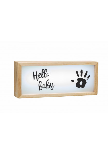 Drevený svetelný Light Box with imprint Baby Art