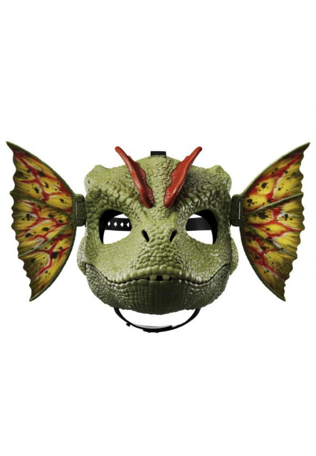 Jurassic World DILOPHOSAURUS maska na tvár  so zvukmi 