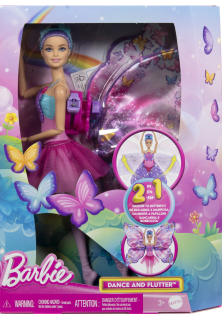 Barbie tanečnica s motýlimi krídlami 