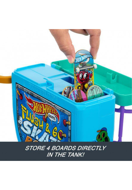 Hot Wheels SKATES splachovací fingerboard  skatepark 