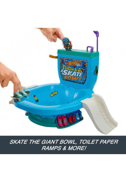 Hot Wheels SKATES splachovací fingerboard  skatepark 
