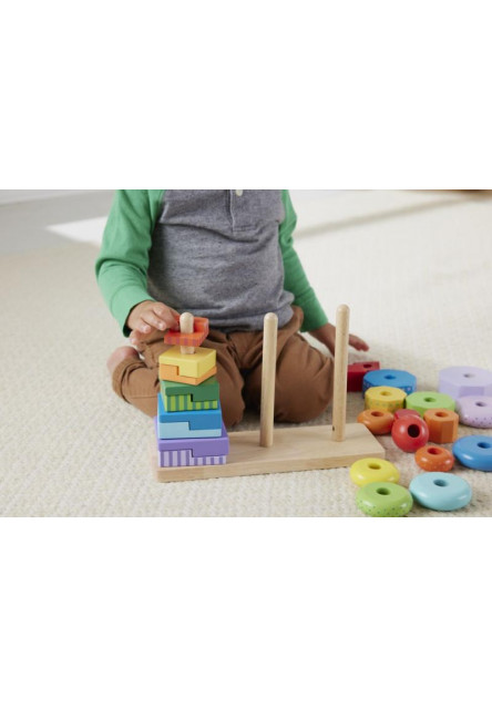 Fisher Price DREVENÁ VEŽA TVARY