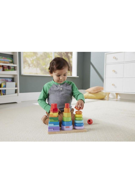 Fisher Price DREVENÁ VEŽA TVARY