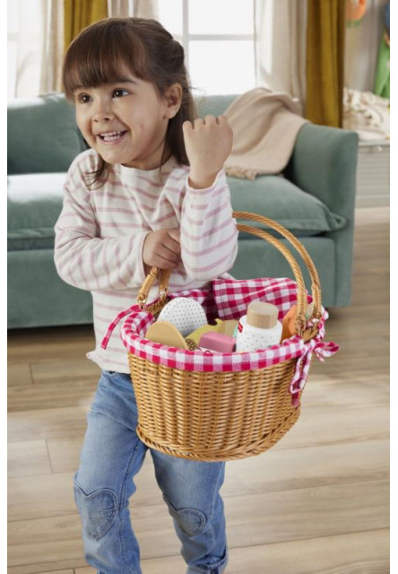 Fisher Price PIKNIKOVÝ KÔŠ S DREVENÝMI DOBROTAMI
