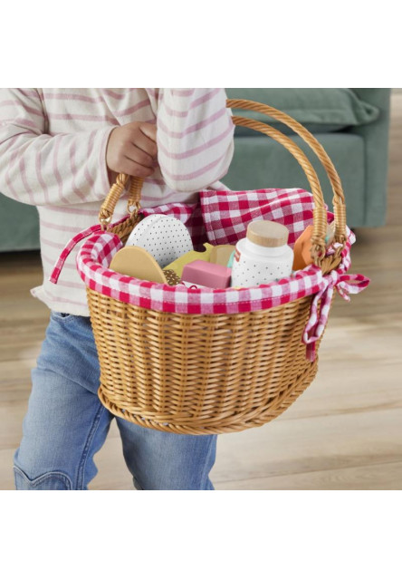 Fisher Price PIKNIKOVÝ KÔŠ S DREVENÝMI DOBROTAMI