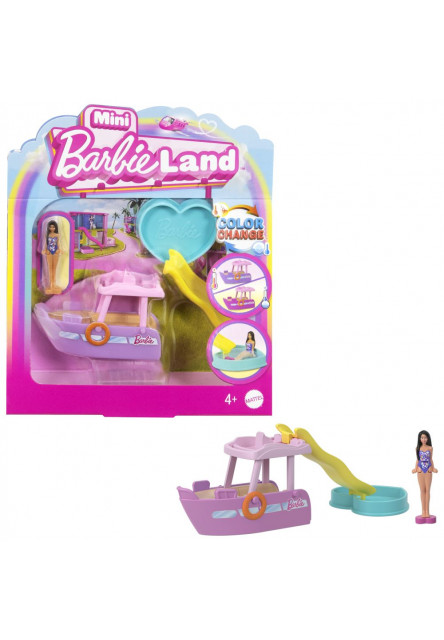 Barbie mini Barbielnad dopravné prostriedky -  loď snov 