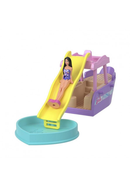 Barbie mini Barbielnad dopravné prostriedky -  loď snov 