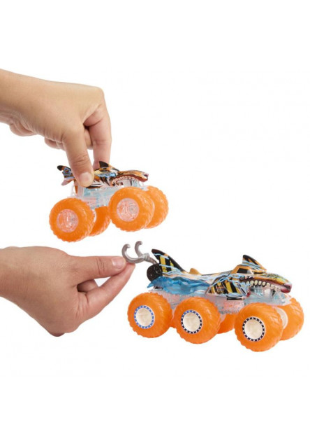 Hot Wheels MONSTER TRUCKS power smashers ťahač a truck 