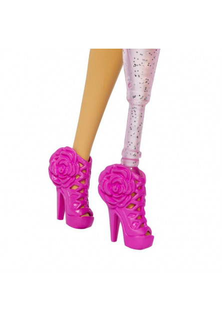 Barbie Deluxe modelka - ŠATY S RUŽOU