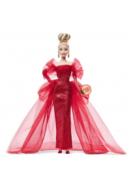 Barbie bábika blondínka 80. výročie Mattel