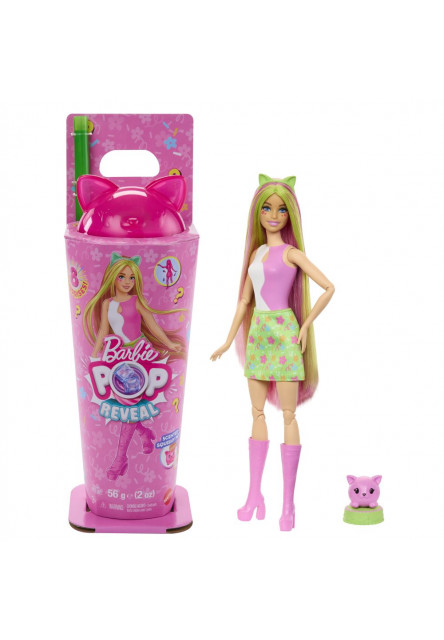 Barbie POP REVEAL Barbie koktejlové prekvapenie - MAČIČKA