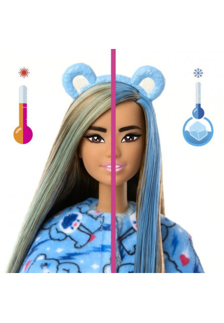 Barbie CUTIE REVEAL Barbie a starostliví medvedíkovia - MODRÁ
