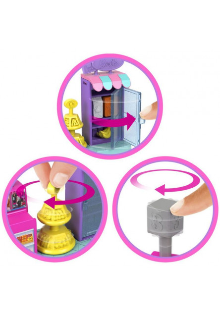 Barbie mini Barbieland herný set - SUPERMARKET