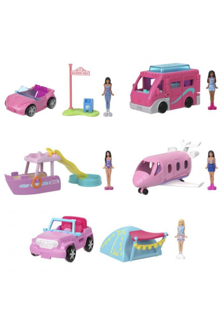 Barbie mini Barbieland dopravné prostriedky - KLINIKA NA KOLESÁCH