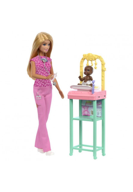Barbie herný set povolanie - PEDIATRIČKA