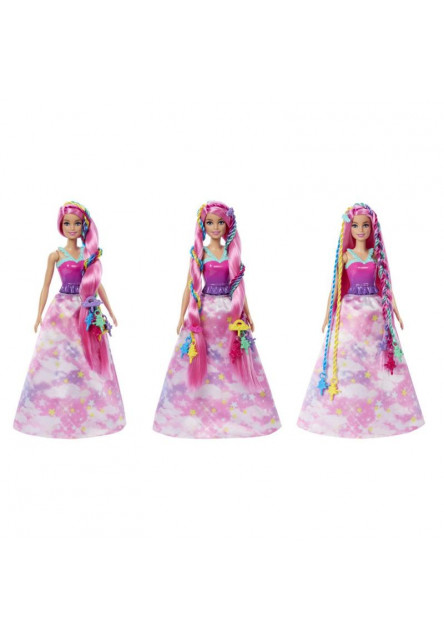 Barbie princezna zaplietanie vlasov 