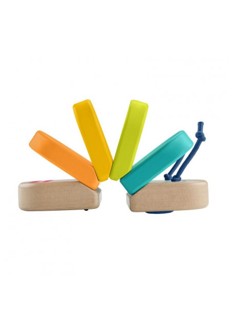 Fisher Price drevená klapajúca stonožka 