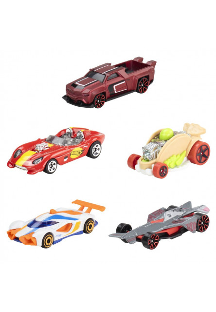 Hot Wheels 5ks tematický angličák závodný