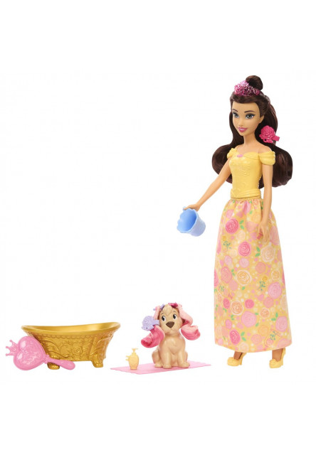 Disney Princess bábika Bella so psíkom 