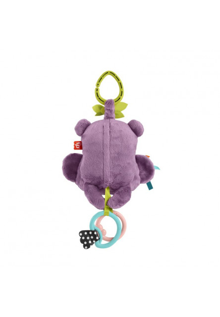 Fisher Price ZÁVESNÁ FIALOVÁ OPIČKA SO ZVUKMI