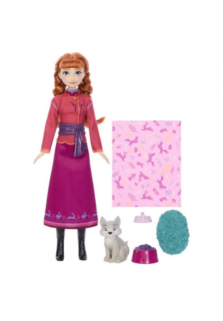 FROZEN BÁBIKA - ANNA s polárnym vlčaťom 