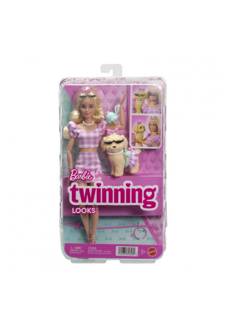 Barbie bábika štýl pre dvoch - mašľa 