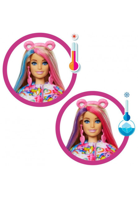 Barbie CUTIE REVEAL Barbie a starostliví medvedíkovia séria 2 - RUŽOVÁ