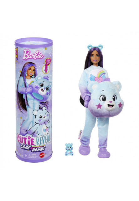 Barbie CUTIE REVEAL Barbie a starostliví medvedíkovia séria 2 - FIALOVÁ