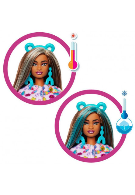 Barbie CUTIE REVEAL Barbie a starostliví medvedíkovia séria 2 - MODRÁ