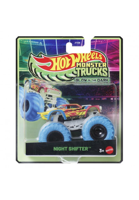 Hot Wheels MONSTER TRUCKS svietiaci v tme asst 